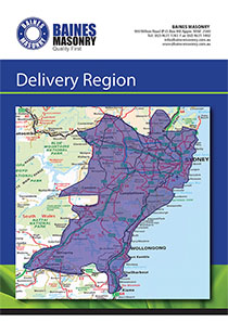 Baines Masonry Delivery Regions