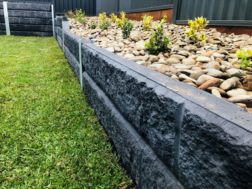 concrete sleeper Rock Face-Basalt